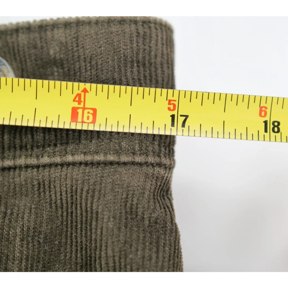 Orvis Mens Brown Corduroy Five Pocket Straight Leg Pants 34x30